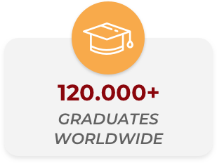 120.000+ graduated worldwide