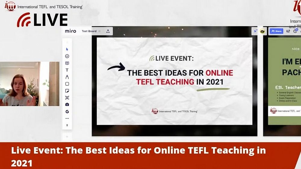 Live Event: The Best Ideas for Online TEFL Teaching in 2021 | ITTT | TEFL Blog
