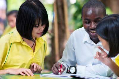 esl teaching english tutor and students