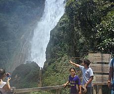 One of the biggest waterfalls in Mexico