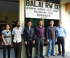 Studying in our garden