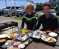 Lunch after Surfing