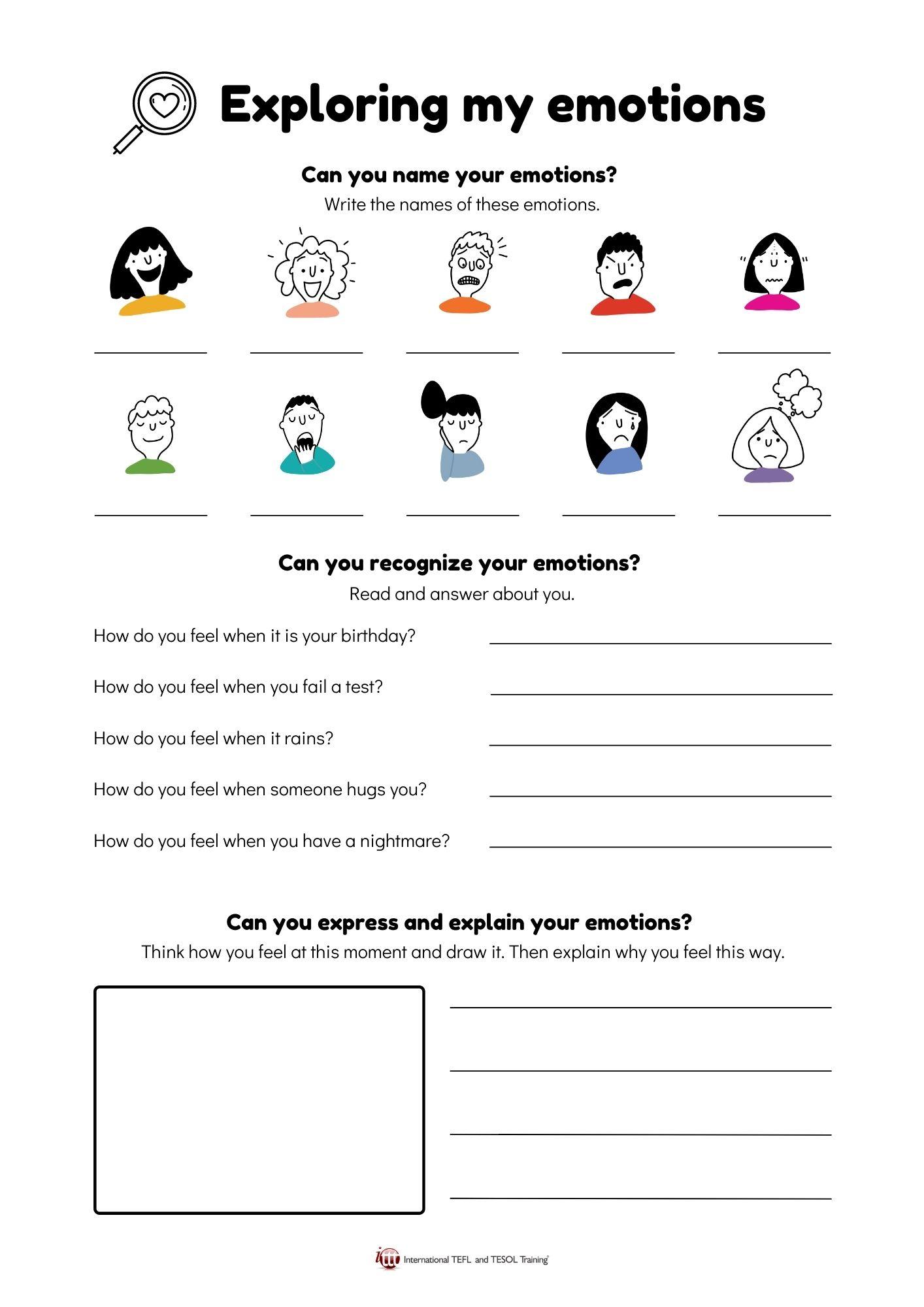 Grammar corner Exploring my Emotions Grammar Corner Exploring my Emotions
