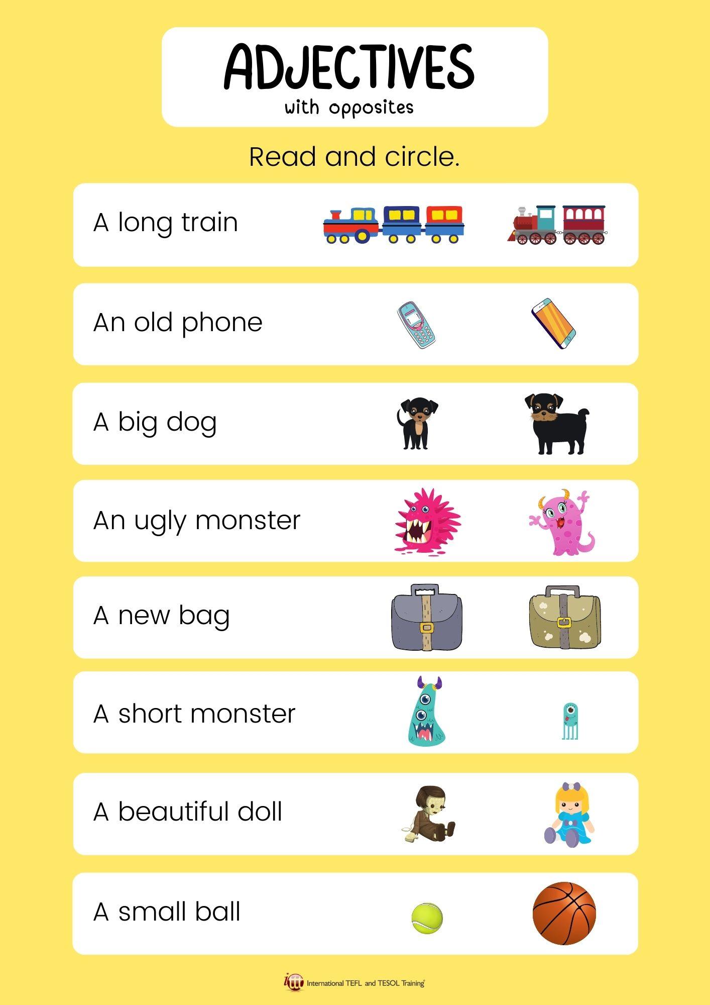 Grammar corner Adjectives with Opposites EFL Worksheet Grammar Corner Adjectives with Opposites EFL Worksheet