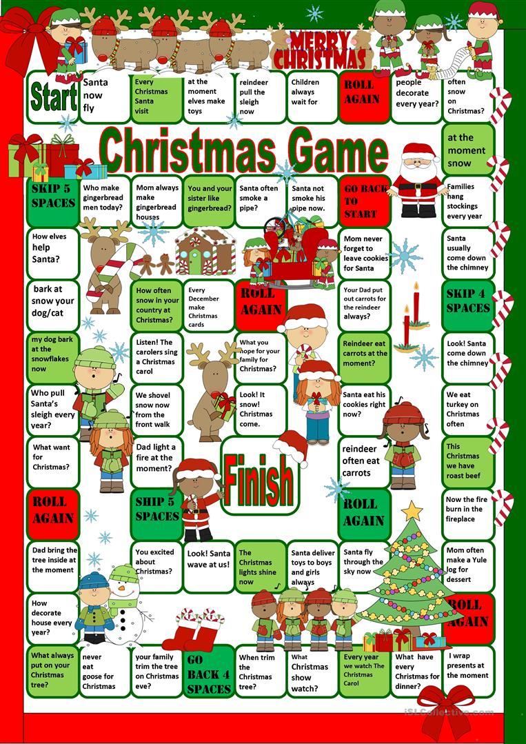 Grammar Corner Christmas Board Game