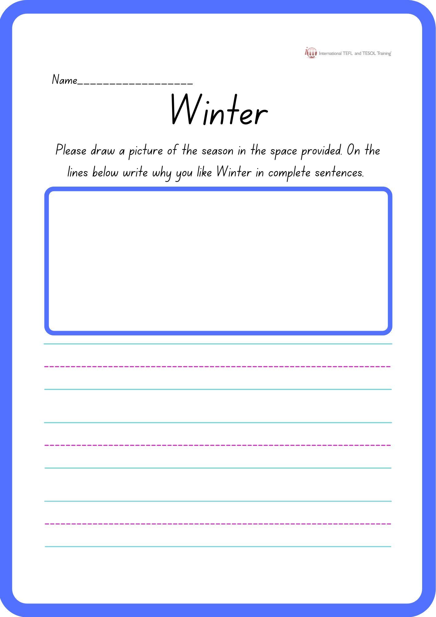 Grammar corner Winter Season EFL Worksheet Grammar Corner Winter Season EFL Worksheet