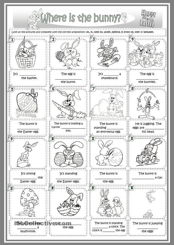 Grammar Corner Easter Prepositions