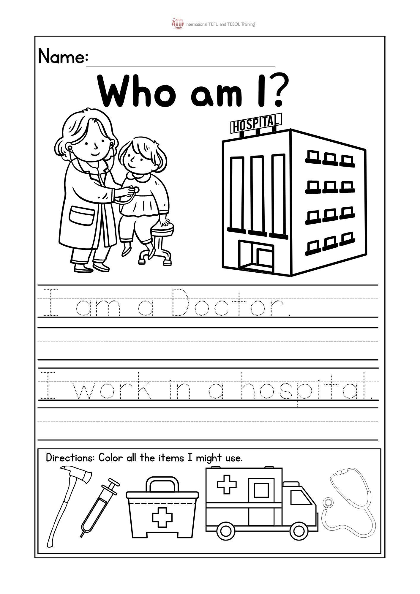 Grammar corner I am a Doctor EFL Worksheet Grammar Corner I am a Doctor EFL Worksheet