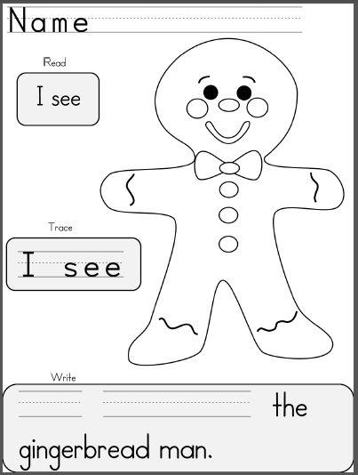 Grammar Corner Gingerbread Writing Worksheet