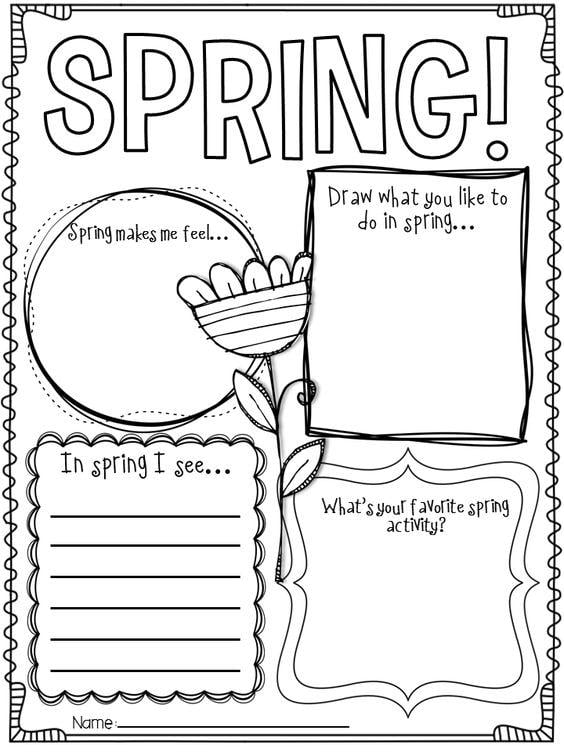 Grammar Corner Spring is here ESL Worksheet