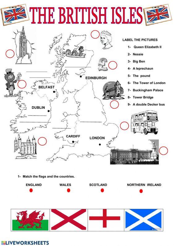 Grammar Corner The British Isles Worksheet