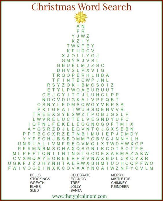 Grammar corner Christmas Word Search Printable Grammar Corner Christmas Word Search Printable