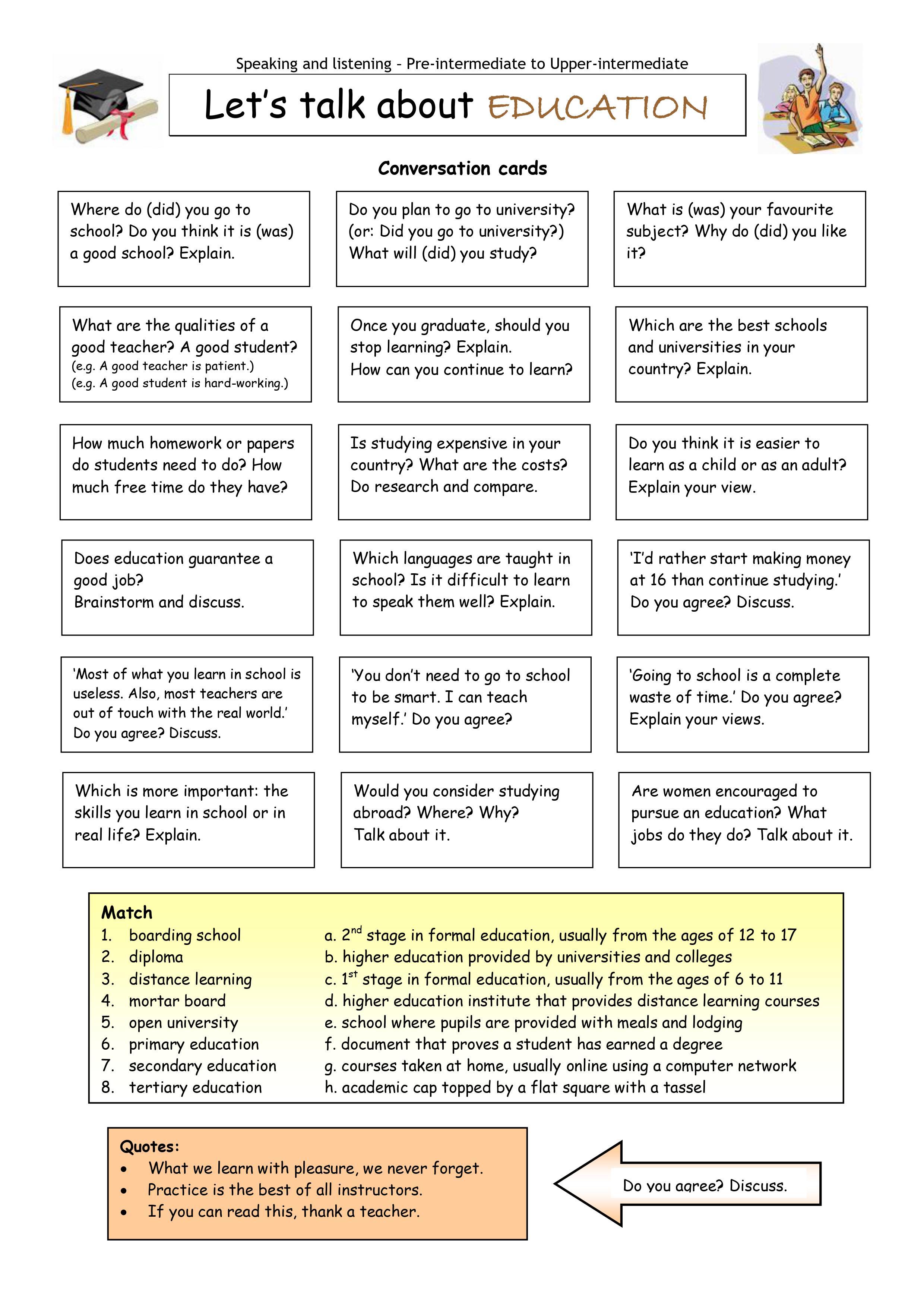 Intermediate activities