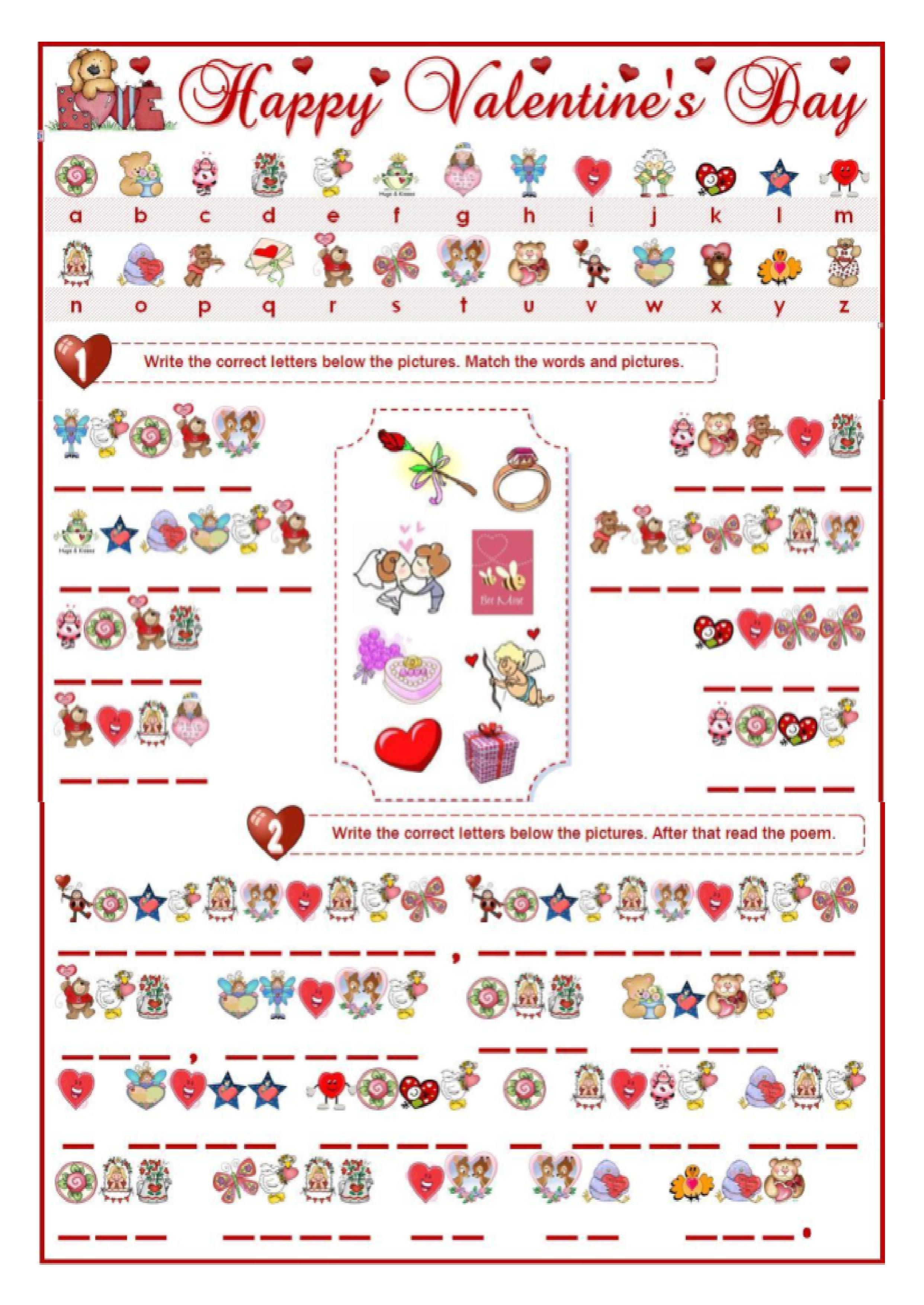 Grammar Corner Valentine's Day Cryptogram