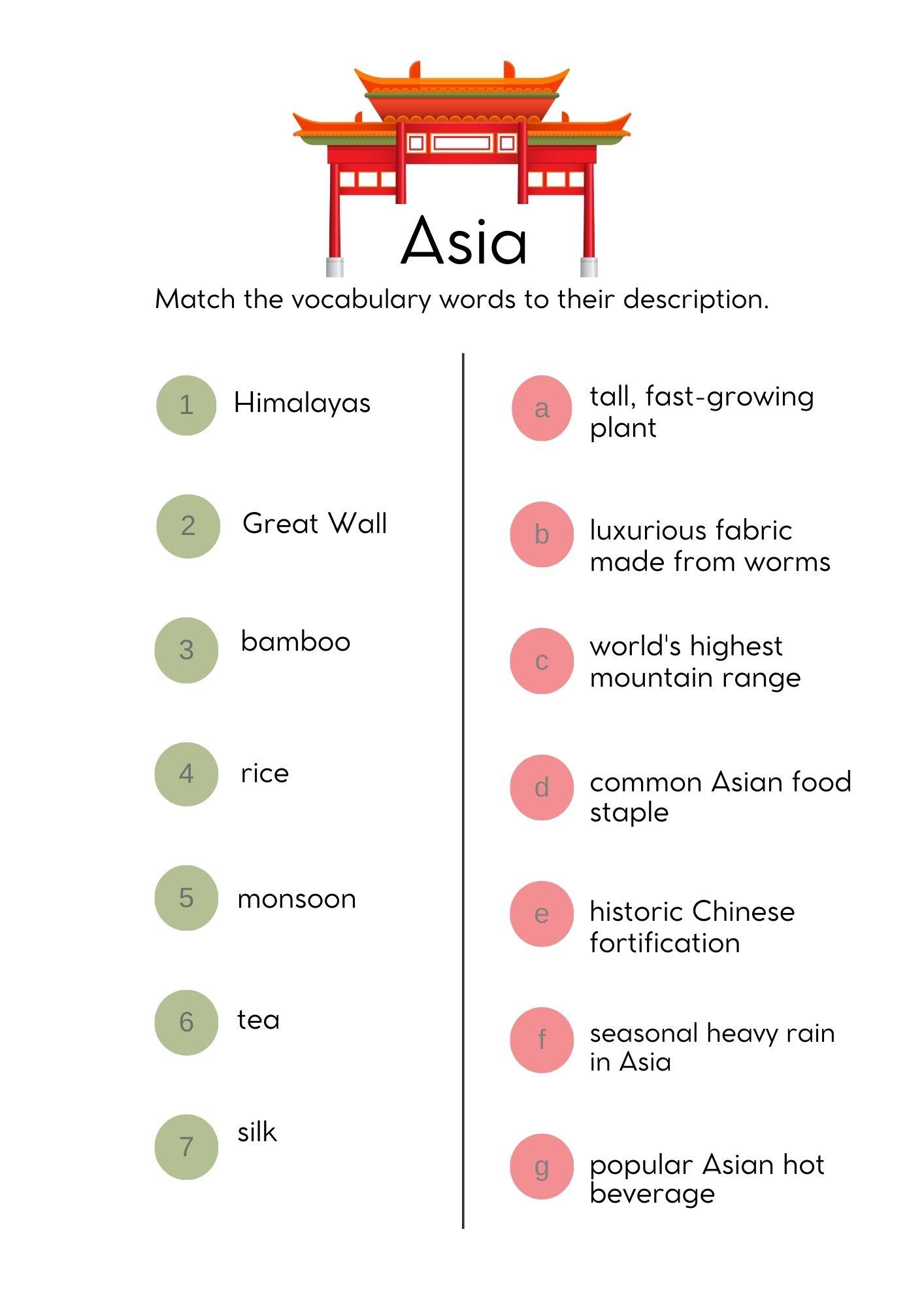 Grammar Corner EFL Asia Word Match