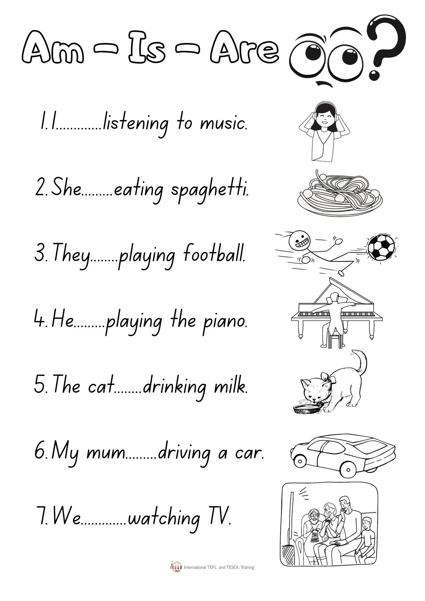 Grammar corner Am - Is - Are Worksheet Grammar Corner Am - Is - Are Worksheet