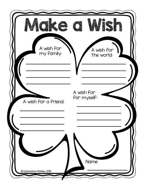 Grammar Corner Make a Wish Worksheet