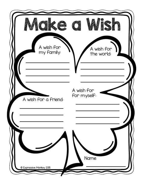 Grammar Corner Make a Wish Worksheet