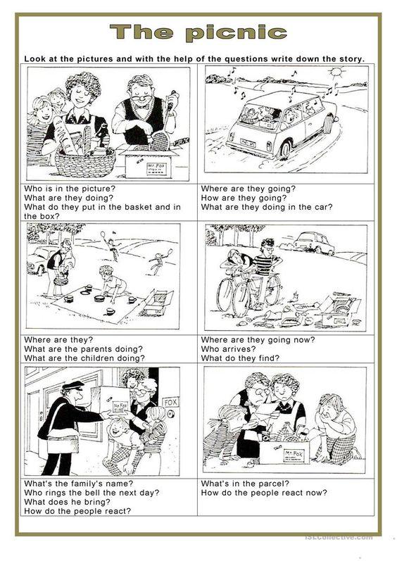 Grammar corner Picture story - The picnic