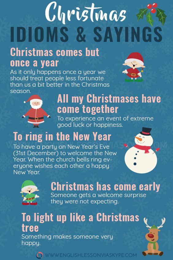 Grammar corner 5 Fun Christmas Idioms