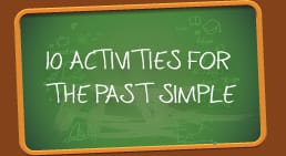 Infographic 10 activities for the past simple