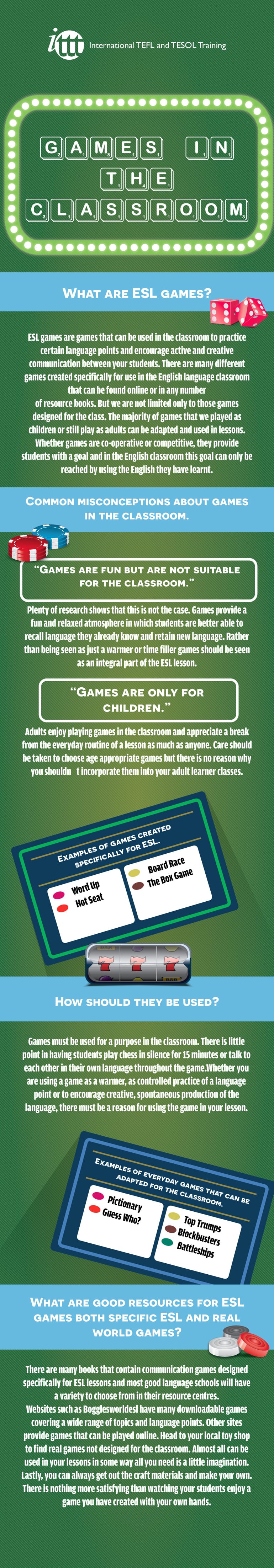 Infographic Games in the Classroom
