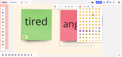 miro sticker emoji reactions