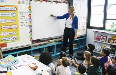 esl classroom in a kindergarten