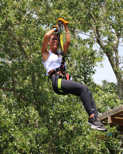 ziplining Kennethia