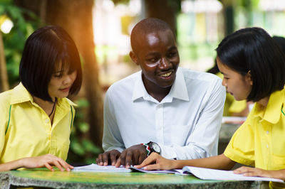 african teacher in asia