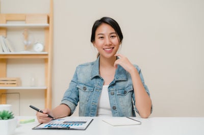 esl teacher at the desk