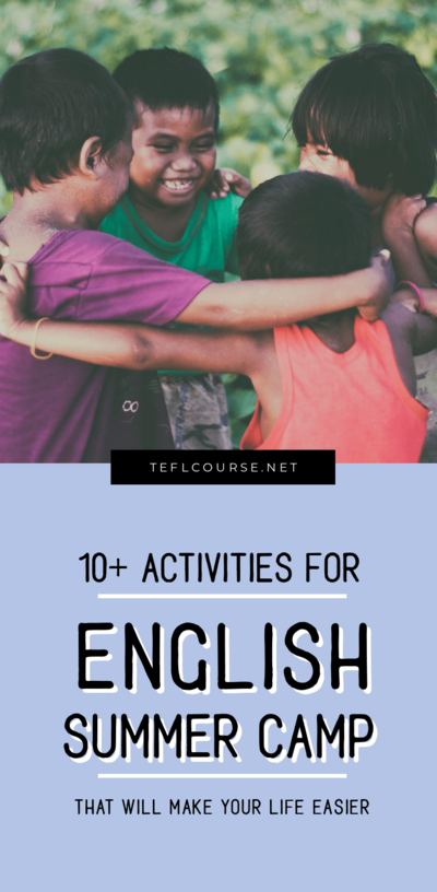 english camp activities for high school