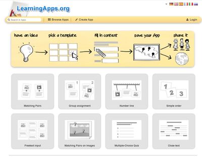 screenshot on learningapps