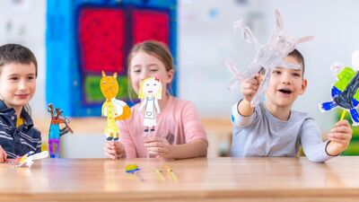 paper puppets in the classroom