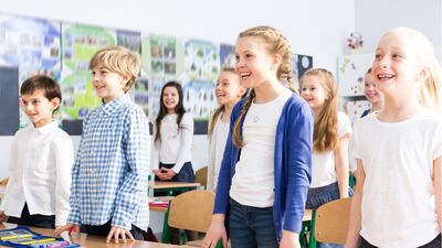 simon says game in the classroom