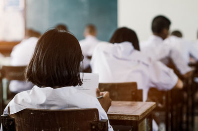 students in the classroom